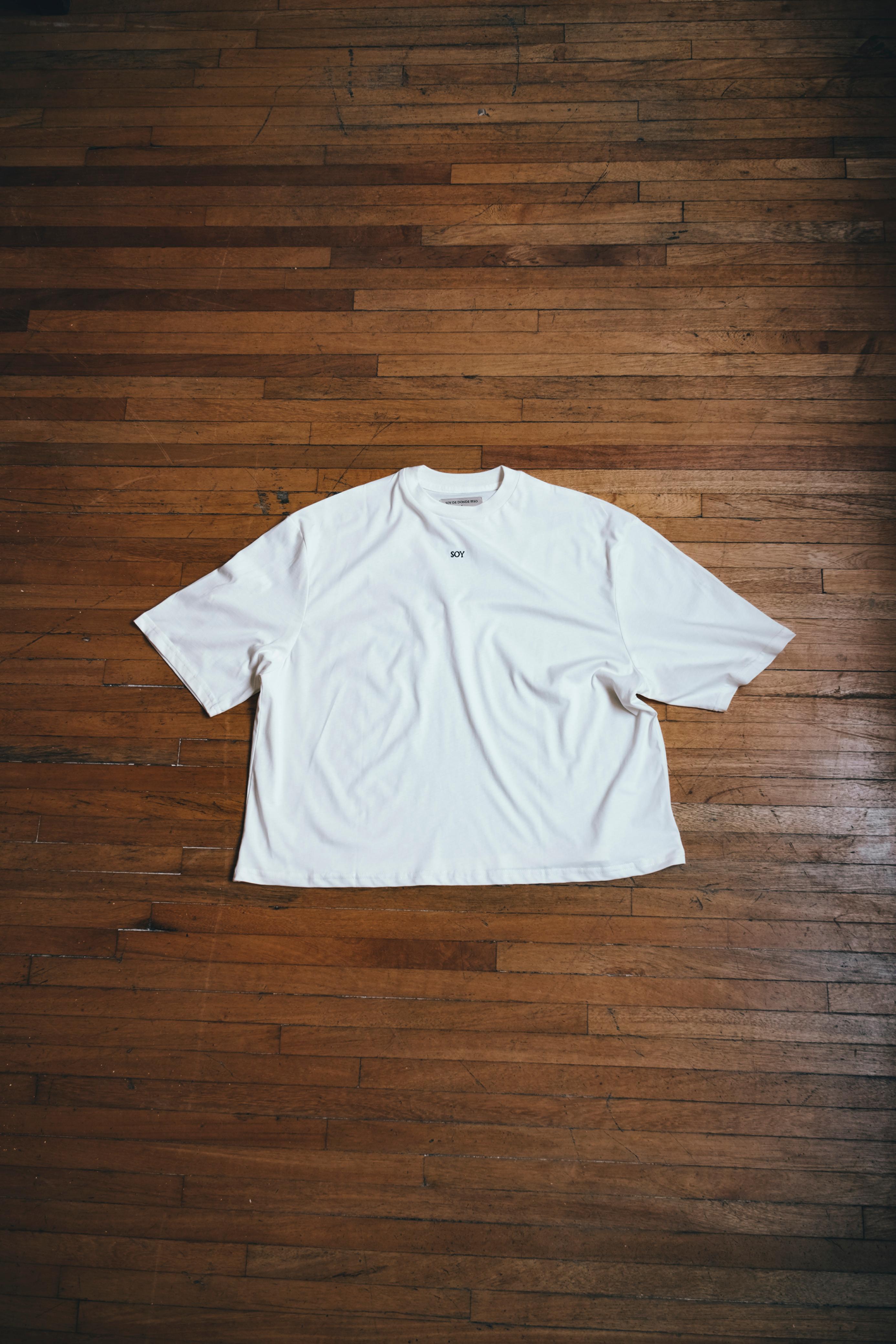 Playera Oversize SOY Marfil